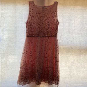 Pink sequins Easter dress